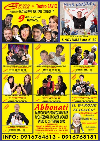 Stagione Teatrale 2016 2017