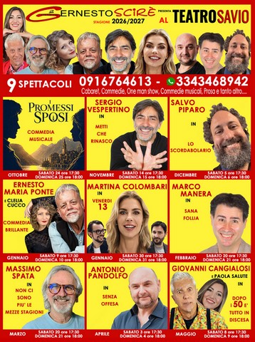 Stagione Teatrale Compagnia Sciré Stagione Teatrale 2026 2027